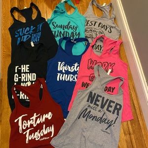 💪🏻Days of the week workout shirts💪🏻